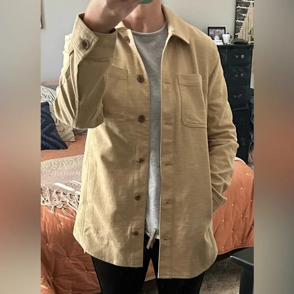 CUTE Talbots Khaki Shirt/Jacket - Picture 9 of 10